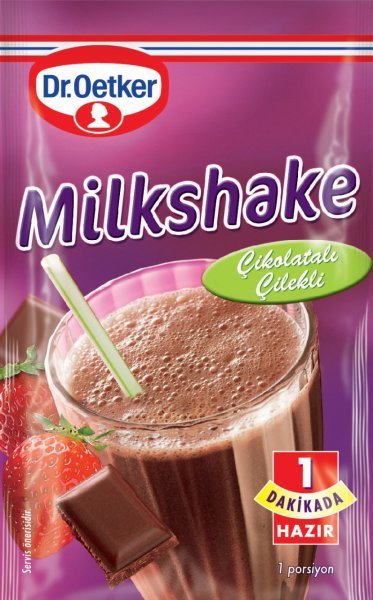 Dr.Oetker Milkshake Çikolatalı - Çilekli 30 gr