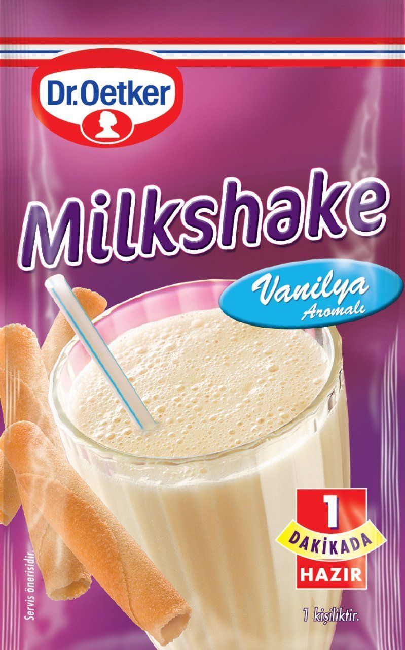 Dr.Oetker Milkshake Vanilya 25 gr