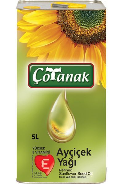 Çotanak Ayçiçek Yağı 5 lt