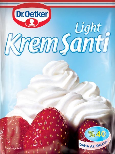 Dr.Oetker Krem Şanti Light 38 gr