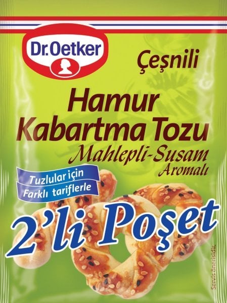 Dr.Oetker Çeşnili Hamur Kabartma Tozu 2'li 30 gr