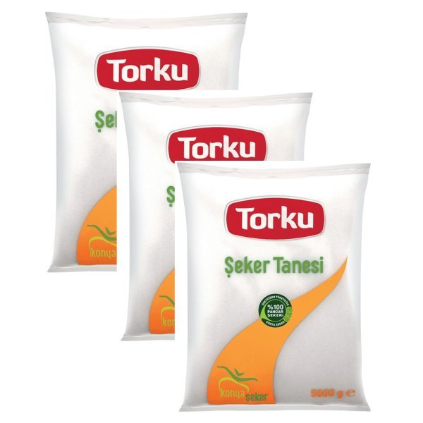 Torku Toz Şeker 5 kg x 3 Adet