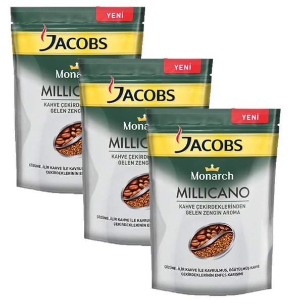 Jacobs Millicano 130 gr Kahve x 3 Adet