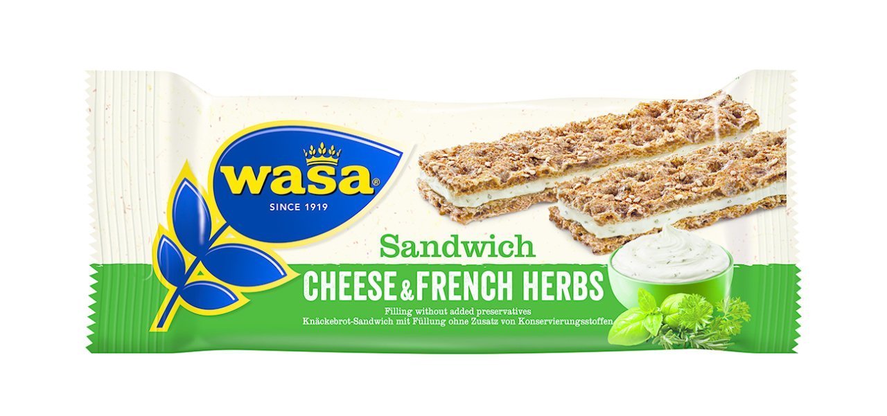 Wasa Sandwich Cheese & French Herbs 30 gr