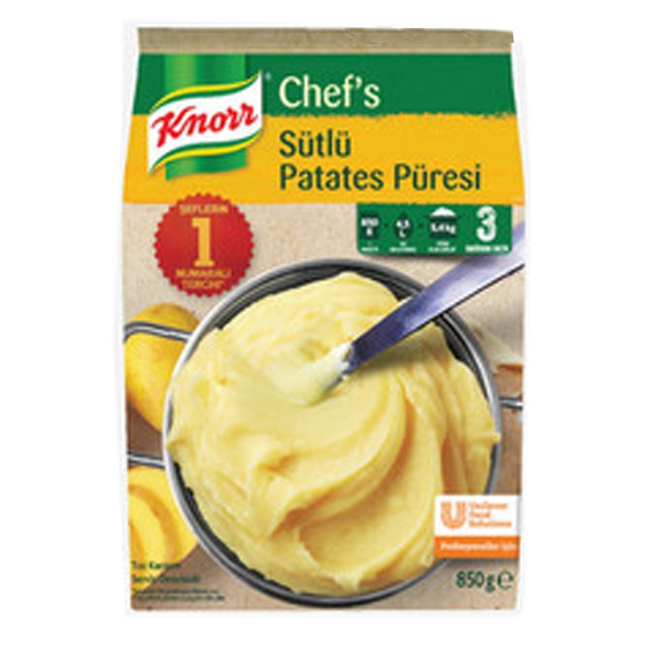 Knorr Chef' s Sütlü Patates Püresi 850 gr