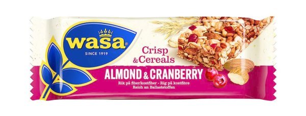 Wasa Bar Bademli ve Kızılcık 35 gr