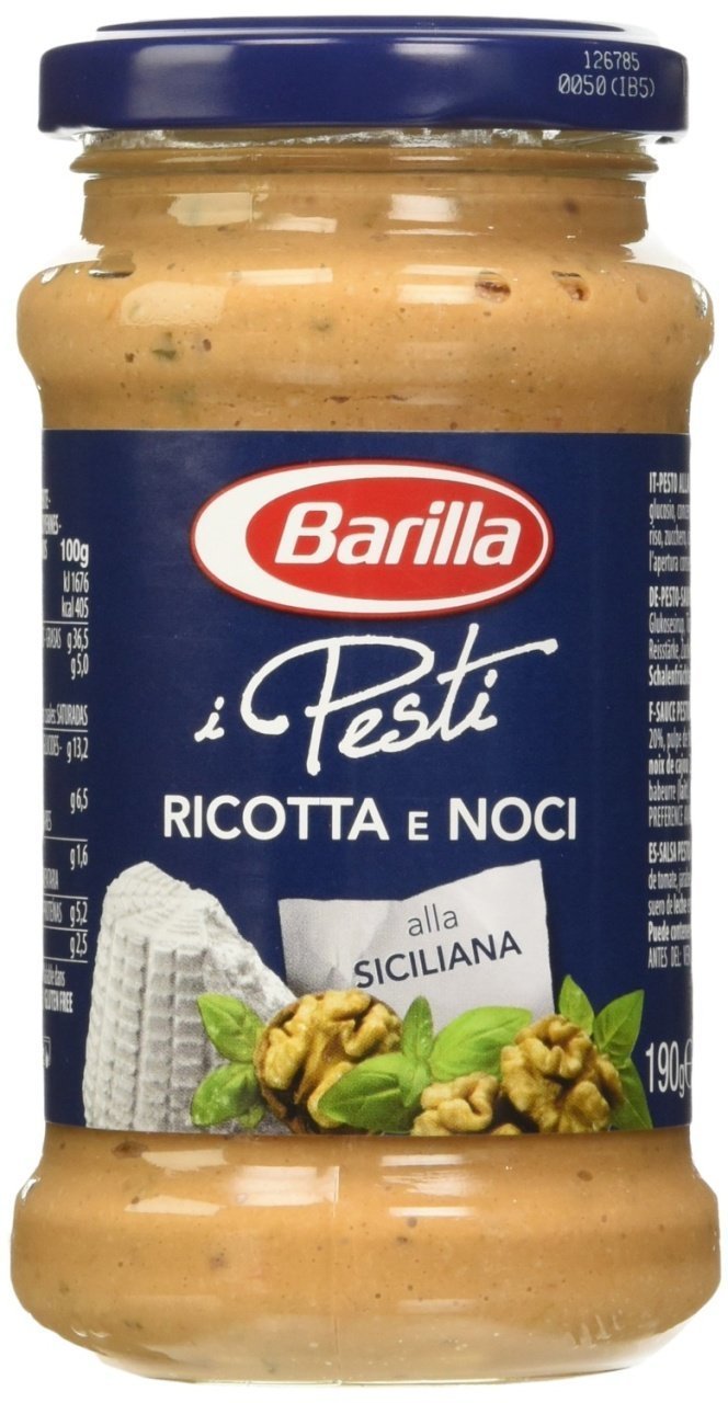 Barilla Pesto Siciliana Makarna Sosu 190 gr