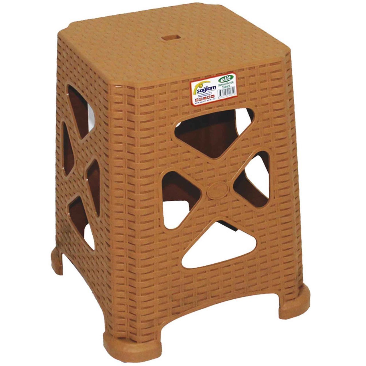 Sağlam 202 Rattan Büyük Tabure