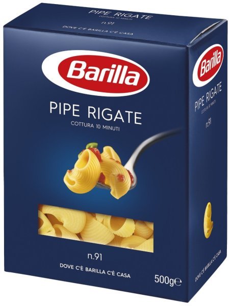 Barilla Pipe Rigate Mantı Makarna 500 gr