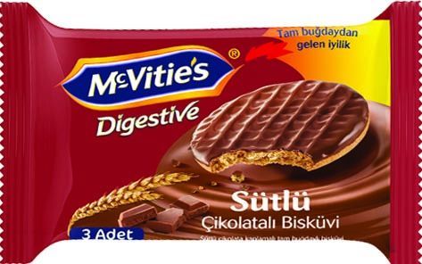 McVities Digestive Sütlü Çikolatalı Biskuvi 34 gr