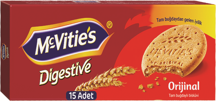 McVities Digestive Tam Buğdaylı Biskuvi 120 gr