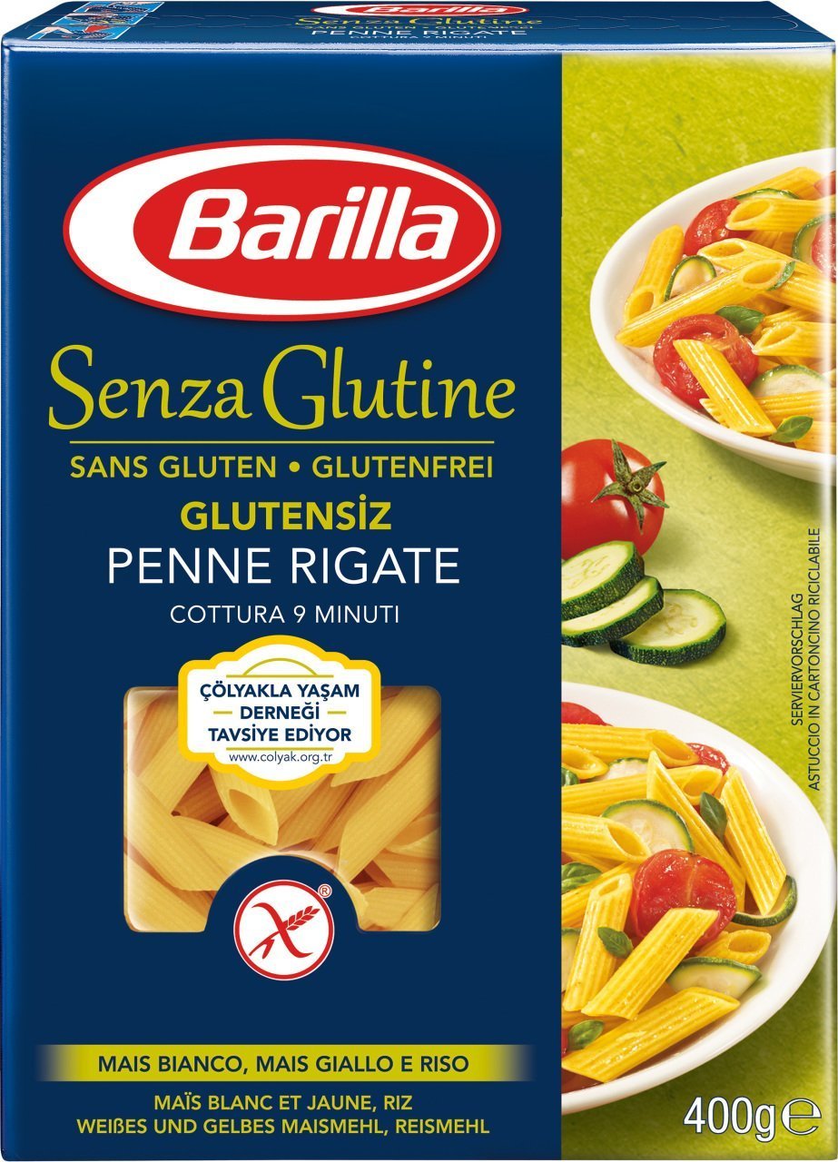 Barilla Penne Rigate Glutensiz Makarna 400 gr