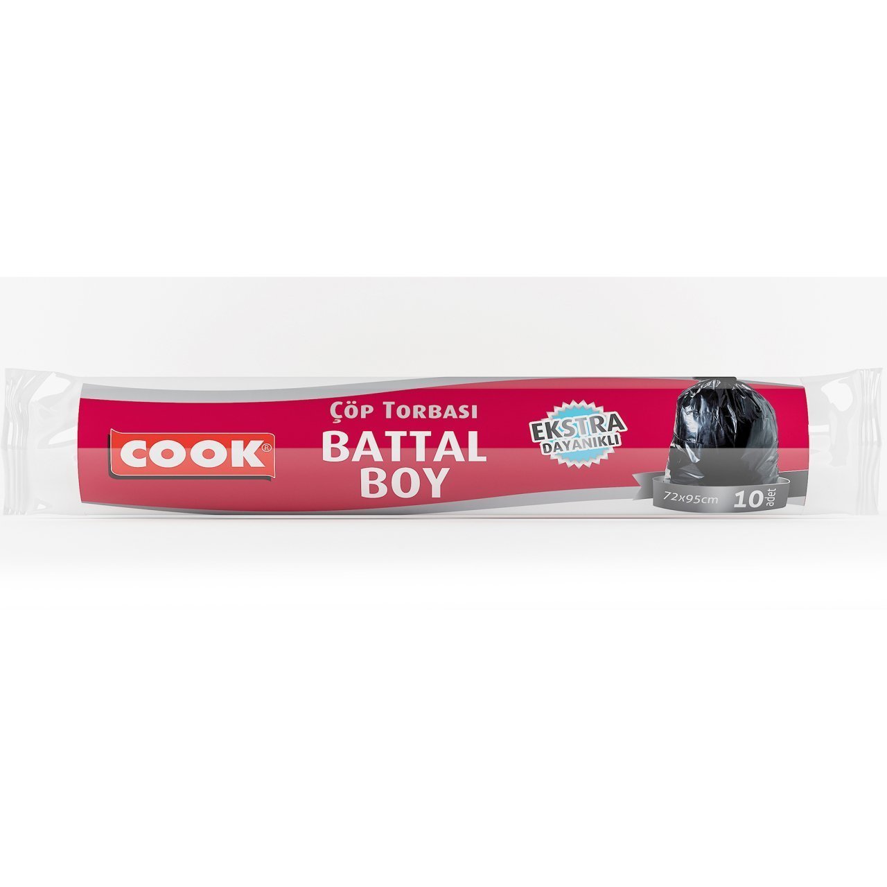 Cook Ekstra Kalın Çöp Torbası Battal Boy 72 x 95 cm 10 Adet