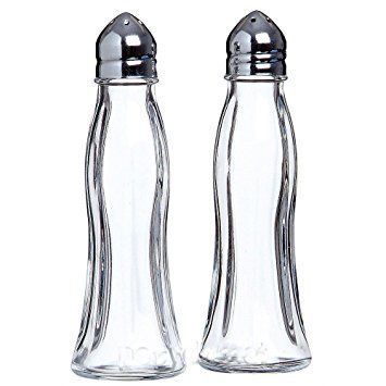 Paşabahçe 80030 Black & White Metal Kapaklı Tuzluk
