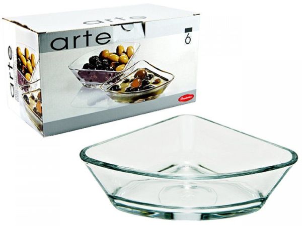 Paşabahçe 53953 Arte Üçgen Kase 6 Parça