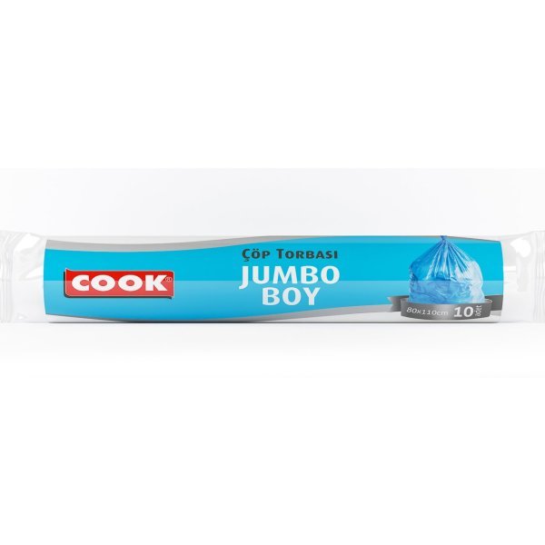 Cook Jumbo Boy Çöp Torbası 80 x 110 cm 10 Adet