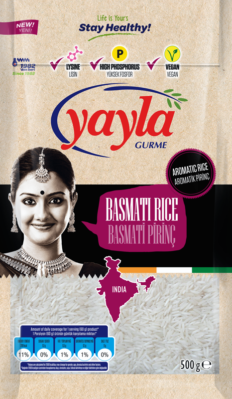 Yayla Gurme Basmati Pirinç 500 gr