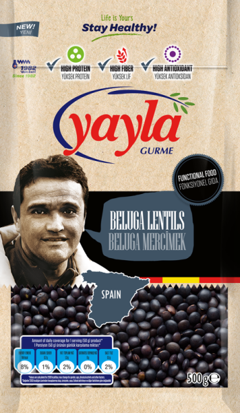 Yayla Gurme Beluga Mercimek 500 gr