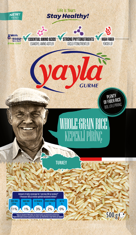 Yayla Gurme Kepekli Pirinç 500 gr
