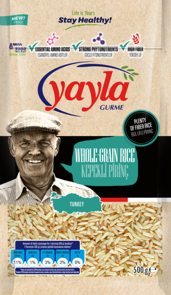 Yayla Gurme Kepekli Pirinç 500 gr