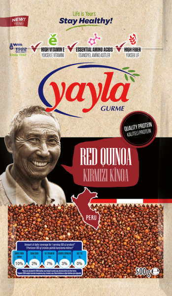 Yayla Gurme Kırmızı Kinoa 500 gr