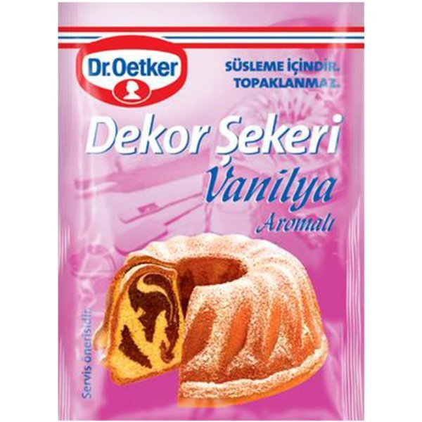Dr.Oetker Dekor Şekeri Vanilya 40 gr