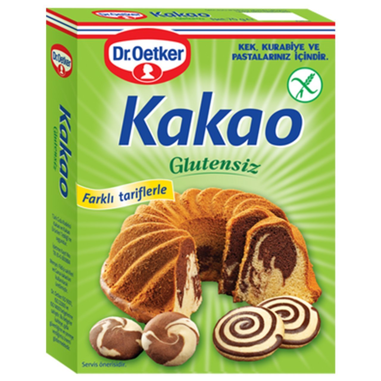 Dr.Oetker Glutensiz Kakao 70 gr