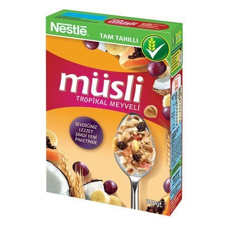 Nestle Tam Tahıllı Müsli Tropikal Meyveli 350 gr