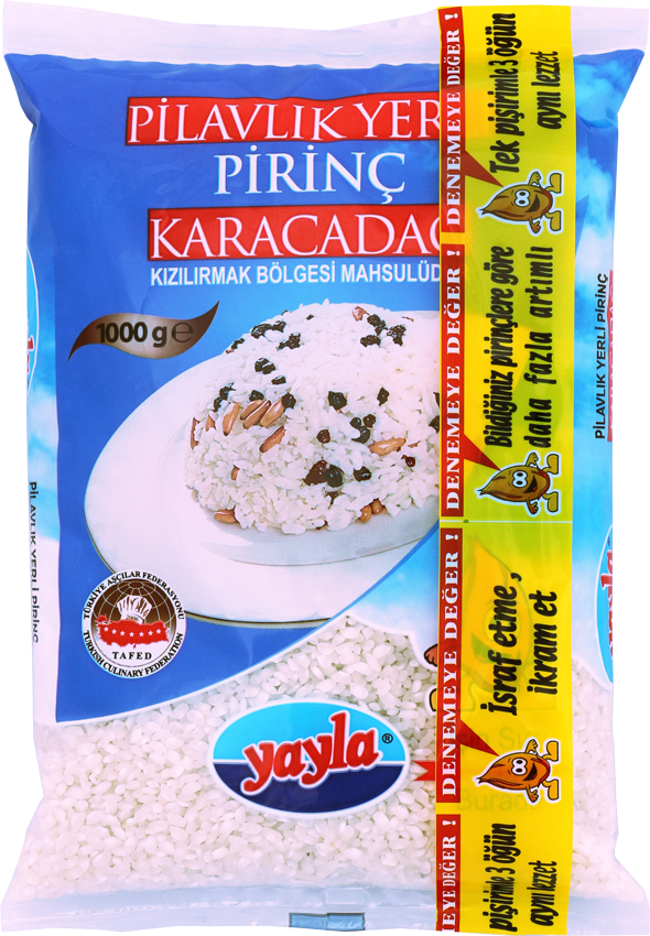 Yayla Karadağ Pilavlık Pirinç 1 kg