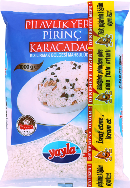 Yayla Karadağ Pilavlık Pirinç 1 kg