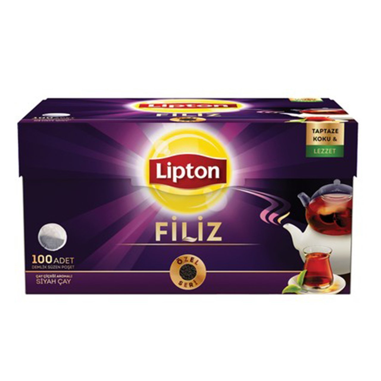 Lipton Filiz Demlik Siyah Çay 100 Adet 320 gr