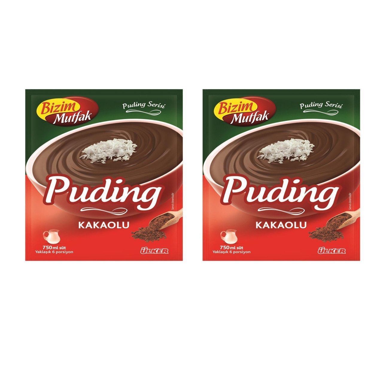 Ülker Bizim Mutfak Kakaolu Puding 2 Adet