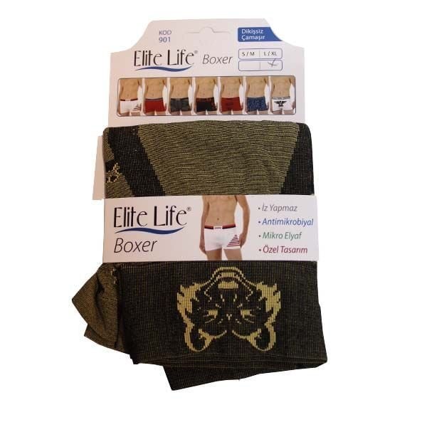 Elite Life Erkek Boxer - Hardal - S/M