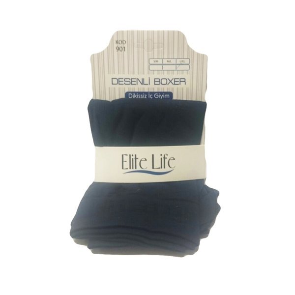 Elite Life Erkek Boxer - Lacivert - M/L