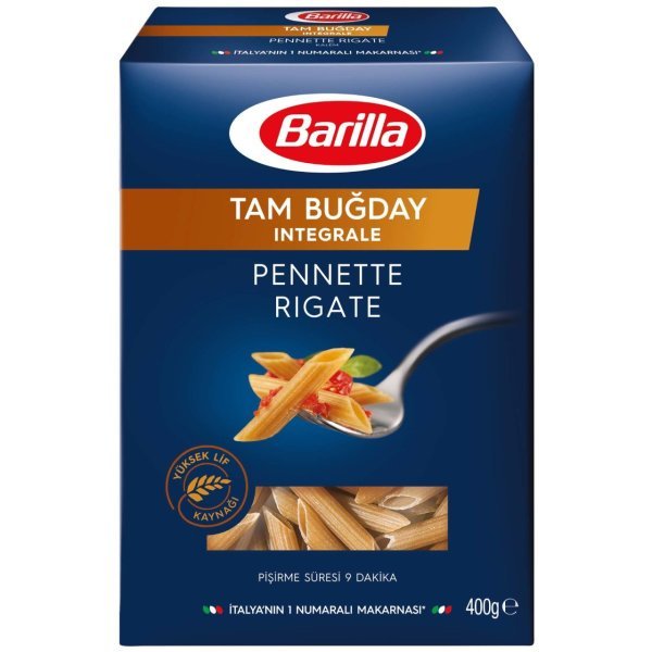 Barilla Tam Buğday Makarna Küçük Kalem 400 gr