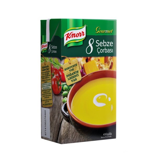 Knorr Gourmet 8 Sebze Sıvı Çorbası 1 lt