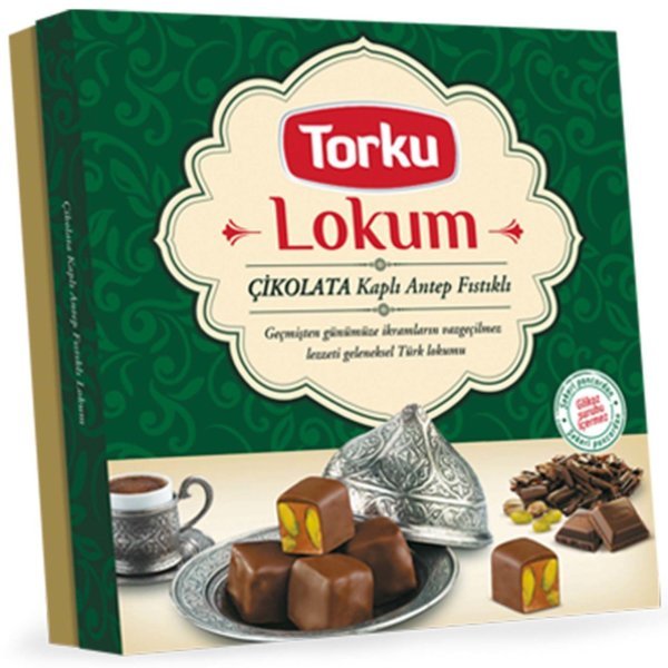 Torku Çikolata Kaplı Antep Fıstıklı Lokum 390 gr