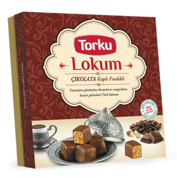 Torku Çikolata Kaplı Fındıklı Lokum 390 gr