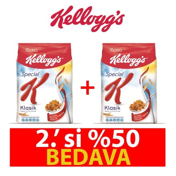 Ülker Kelloggs Special K Klasik 420 gr x 2 Adet