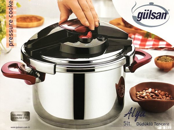 Gülsan Alya Düdüklü Tencere 5 lt