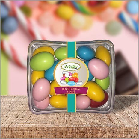 Doğalite Renkli Badem Şekeri 100 gr