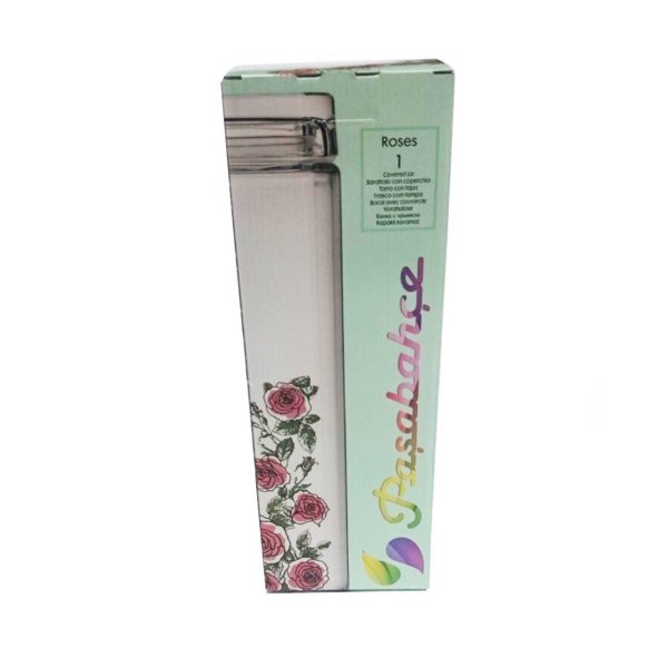 Paşabahçe 98666 Roses Kapaklı Kavanoz 2570 cc