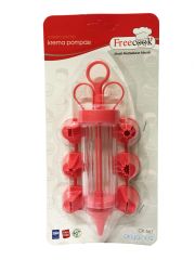Free Cook Krema Pompası Kırmızı