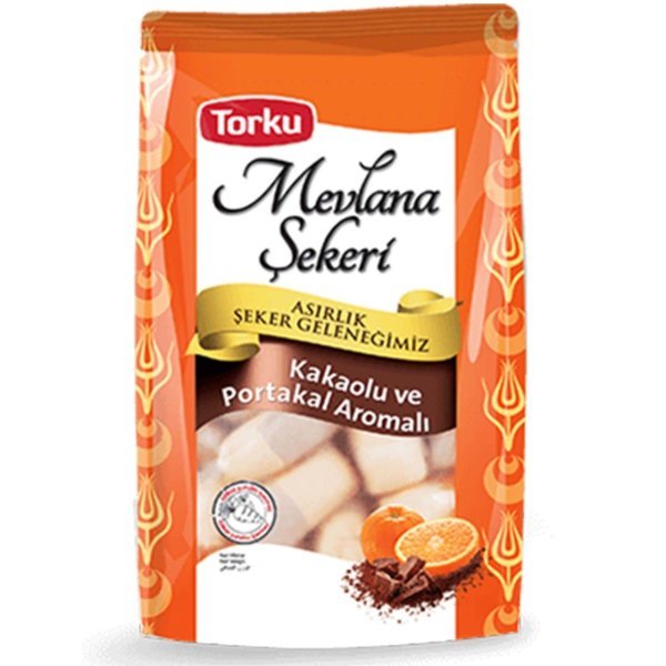 Torku Mevlana Şekeri Kakao - Portakallı 450 gr