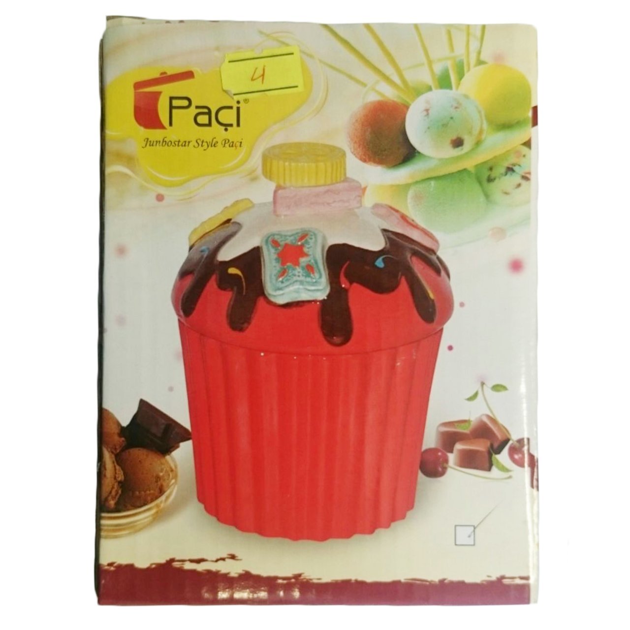 Paçi Cup Cake Küçük Kurabiyelik Kırmızı