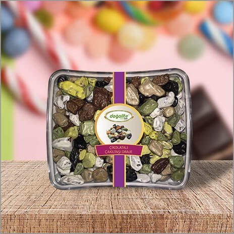 Doğalite Çikolatalı Çakıltaşı Draje 85 gr