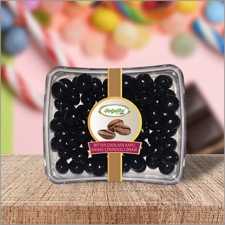 Doğalite Bitter Çikolata Kaplı Kahve Çekirdekli Draje 85 gr