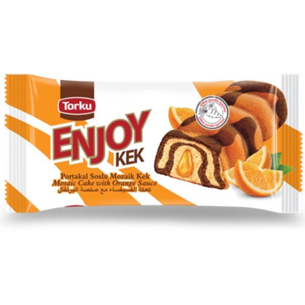 Torku Enjoy Portakal Soslu Mozaik Kek 38 gr