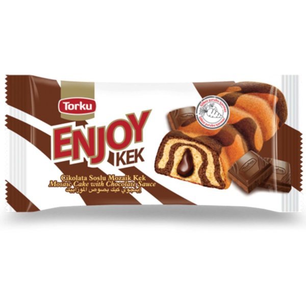 Torku Enjoy Çikolata Soslu Mozaik Kek 38 gr