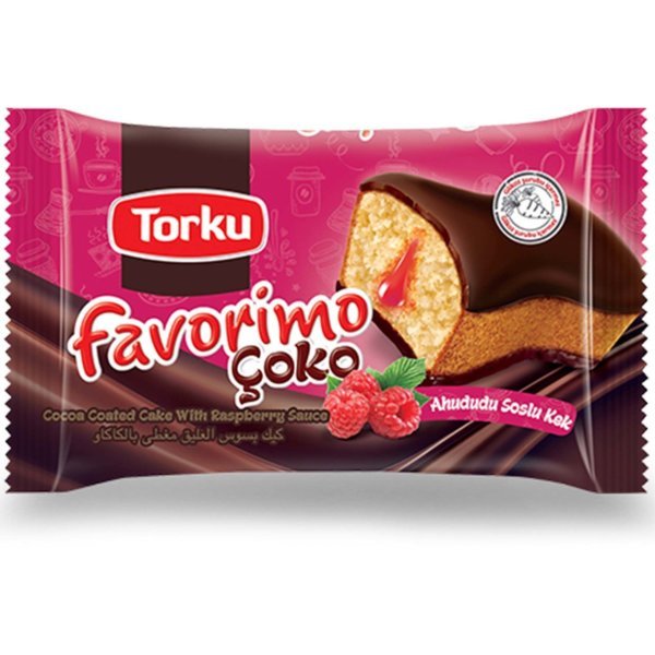 Torku Favorimo Çoko Ahududu Soslu Kek 55 gr